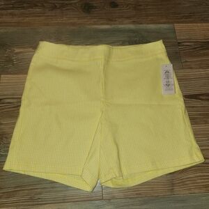 Nanette Lepore Yellow Shorts  Size Large